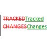 Tracked changes